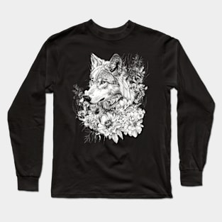 Wolf Mythology Influence Long Sleeve T-Shirt